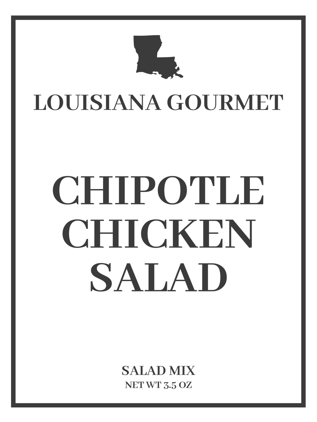 Chipotle Chicken Salad - Salad Mix